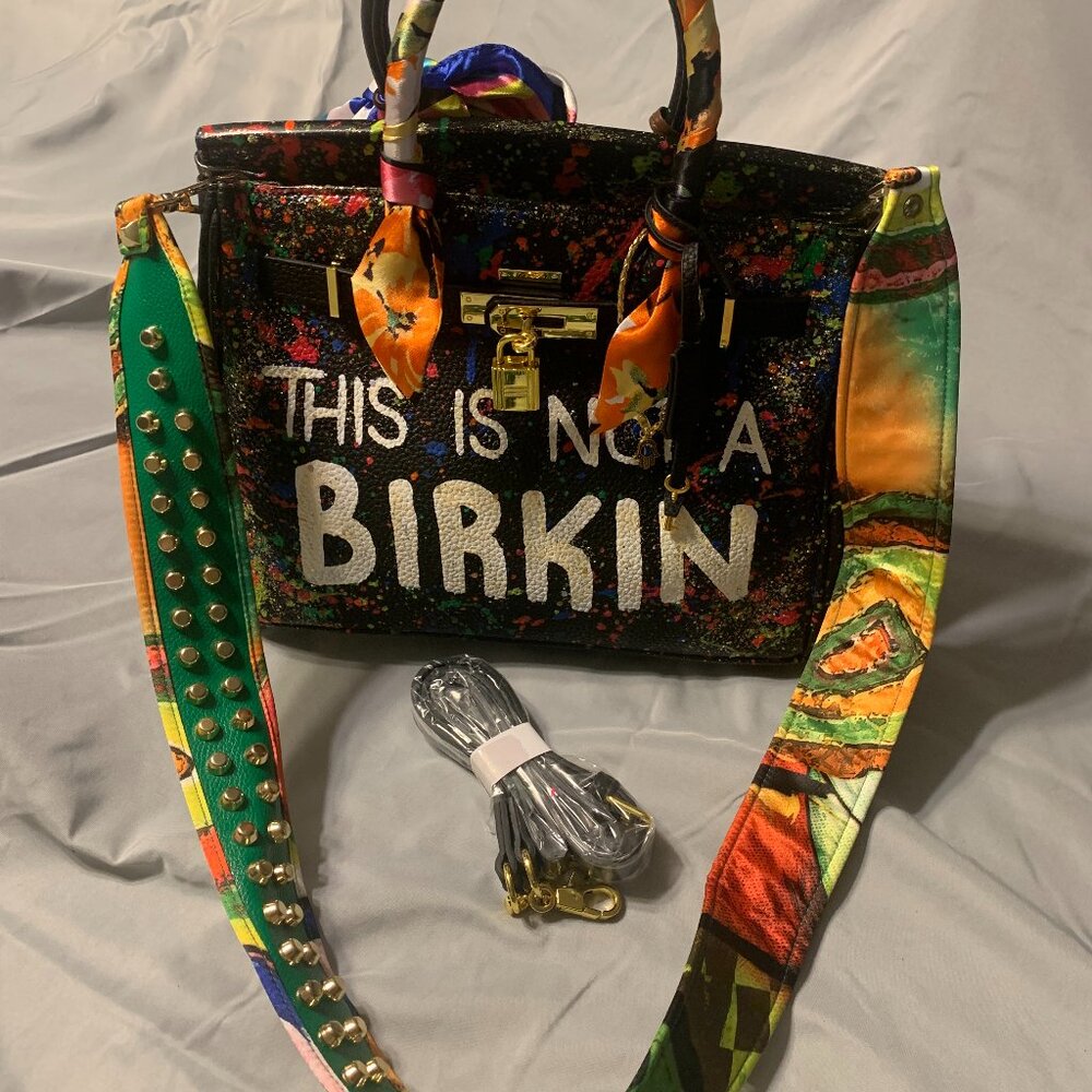 VIBRANT ANCA BARBU BLACK STANDOUT PURSE